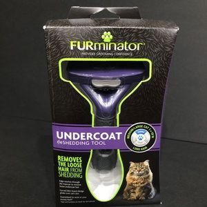 FURminator Undercoat DeShedding Tool- Med/Lg Cat, Long Hair. New, Sealed.